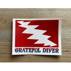 Grateful Diver Classic Sticker